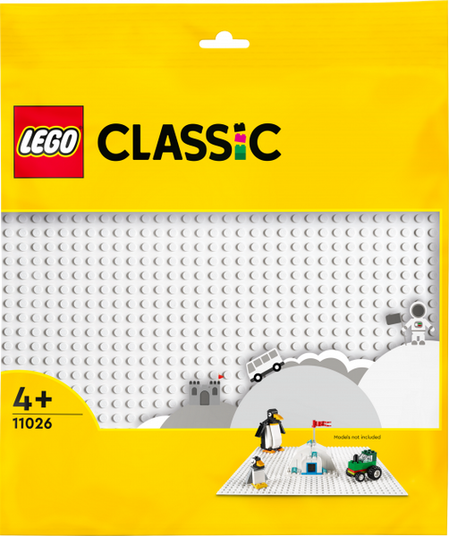 Конструктор LEGO Classic Белая базовая пластина 1 деталь 11026 11026