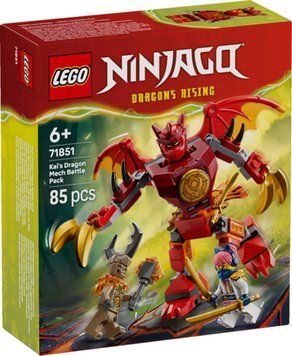 Конструктор LEGO Ninjago Бойовий набір робота Дракона Кая 71851 71851