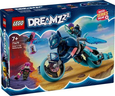 Конструктор LEGO® DREAMZzz™ Кошачий игрушечный мотоцикл Зоуи 71479 71479