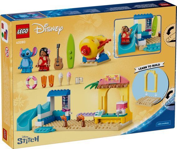 Конструктор LEGO&reg; | Disney Веселье на пляже с Лило и Стичом 43280 43280