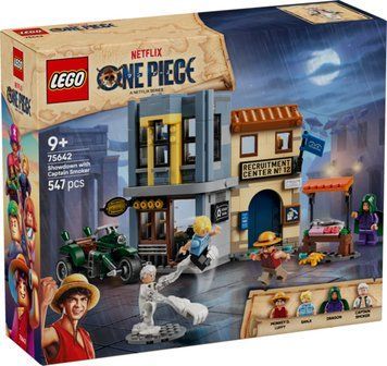 Конструктор LEGO&reg; ONE PIECE Сутичка з капітаном Смокером 75642 75642