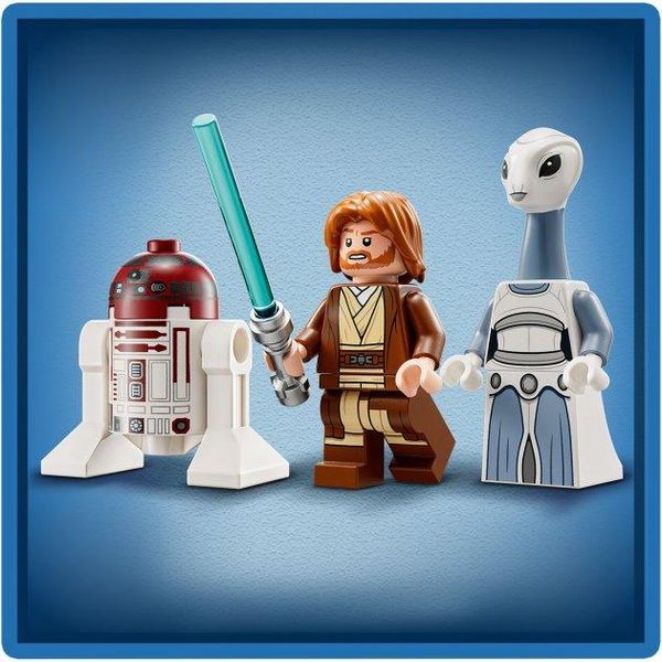 Конструктор LEGO Star Wars Джедайський винищувач Обі-Вана Кенобі 282 деталей 75333 75333