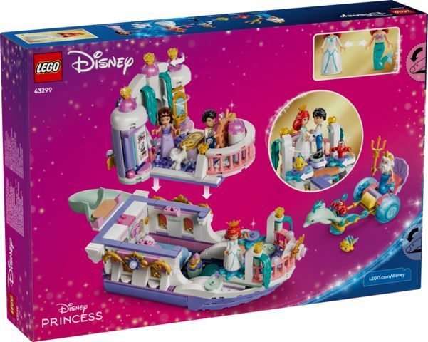 Конструктор LEGO&reg; │ Disney Принцеса Королівський весільний човен Аріель 43299 43299