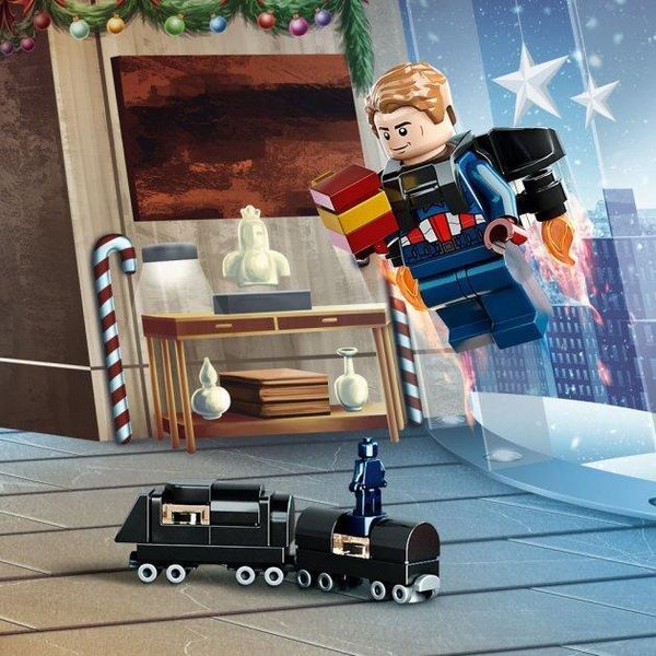 Конструктор LEGO Marvel Новогодний адвент календарь Мстители 243 детали 76267 76267