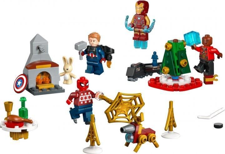 Конструктор LEGO Marvel Новогодний адвент календарь Мстители 243 детали 76267 76267