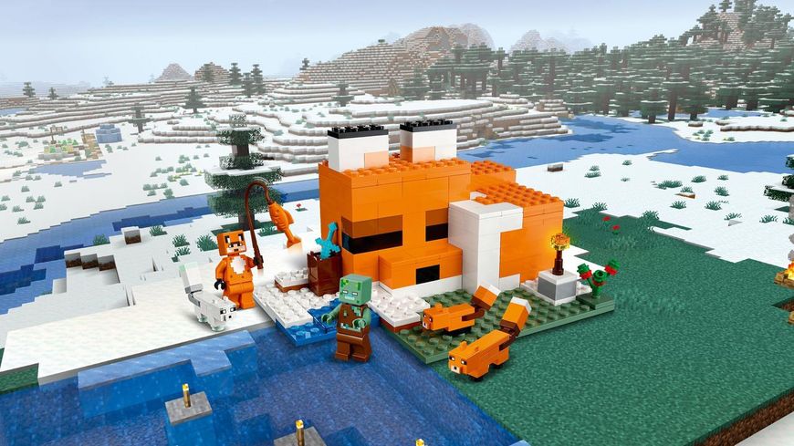 LEGO 21178 Minecraft Лисья хижина 21178