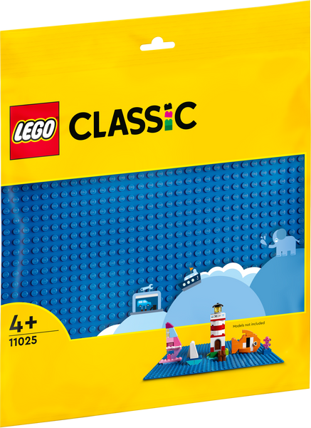 Конструктор LEGO® Classic Базовая пластина синего цвета 11025 11025