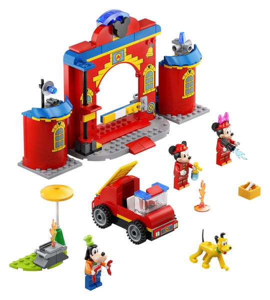 Конструктор LEGO Mickey and Friends Пожежне депо й машина Міккі і його друзів 10776 10776