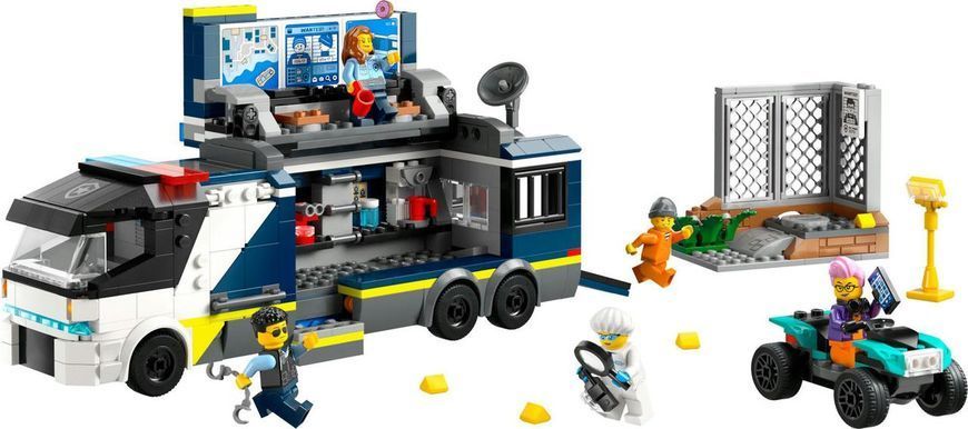 Конструктор LEGO&reg; City Пересувна поліцейська криміналістична лабораторія 60418 60418