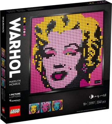 Конструктор LEGO Art Мэрилин Монро Энди Уоргола 3341 деталь 31197 31197