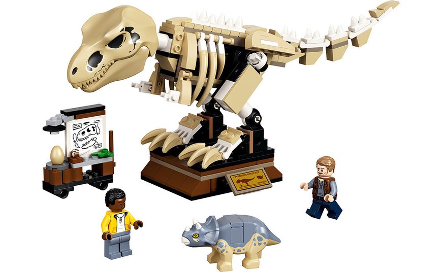 Конструктор LEGO Jurassic World Виставковий скелет тиранозавра 76940 76940