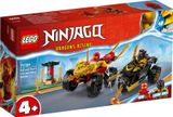 Конструктор LEGO NINJAGO® Автомобильная и байковая битва Кая и Раса 71789 71789 фото