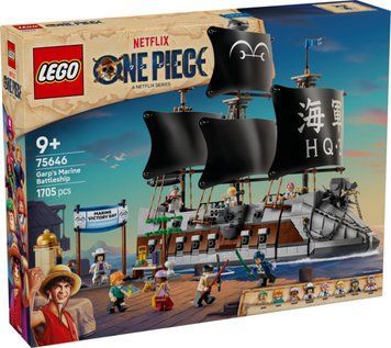 Конструктор LEGO&reg; ONE PIECE Морський бойовий корабель Ґарпа 75646 75646