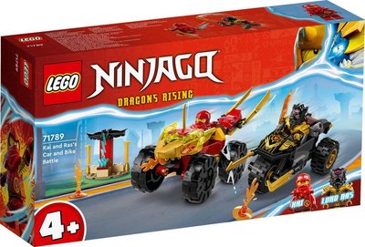 Конструктор LEGO NINJAGO® Автомобільна й байкова битва Кая і Раса 71789 71789