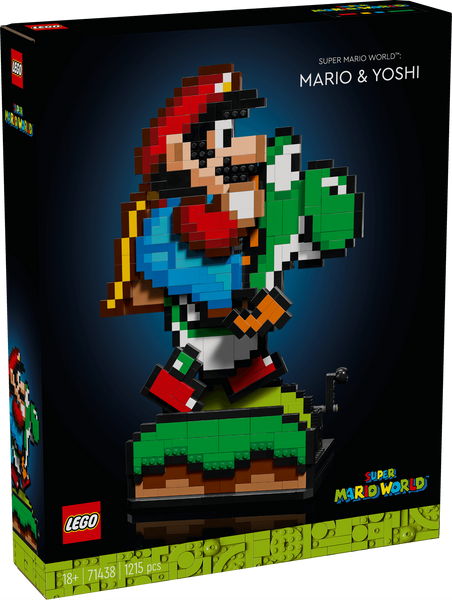 Конструктор LEGO® Super Mario™ Super Mario World™: Маріо і Йоші 71438 71438